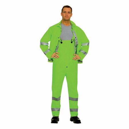 CORDOVA Riptide, Rain Suit, 3 Piece, Lime, 2XL HV353G2XL